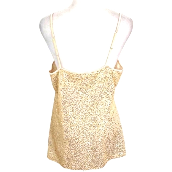 Express NWT Gold Sequin Camisole Tank - Picture 4 of 5